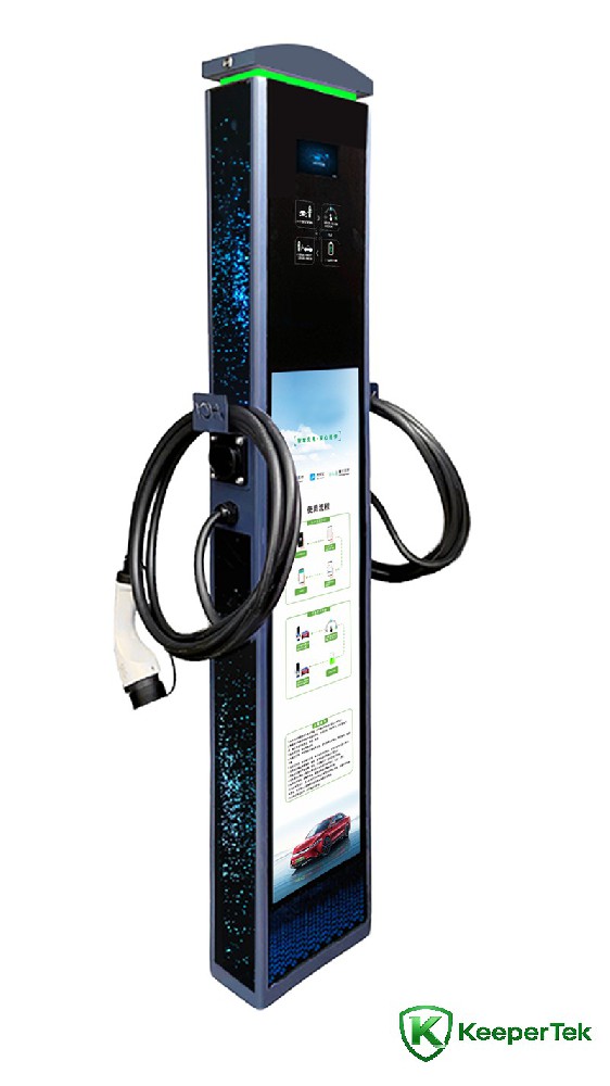 14KW lattialla seisova kaksoispistooli AC-paalu KT-HC09